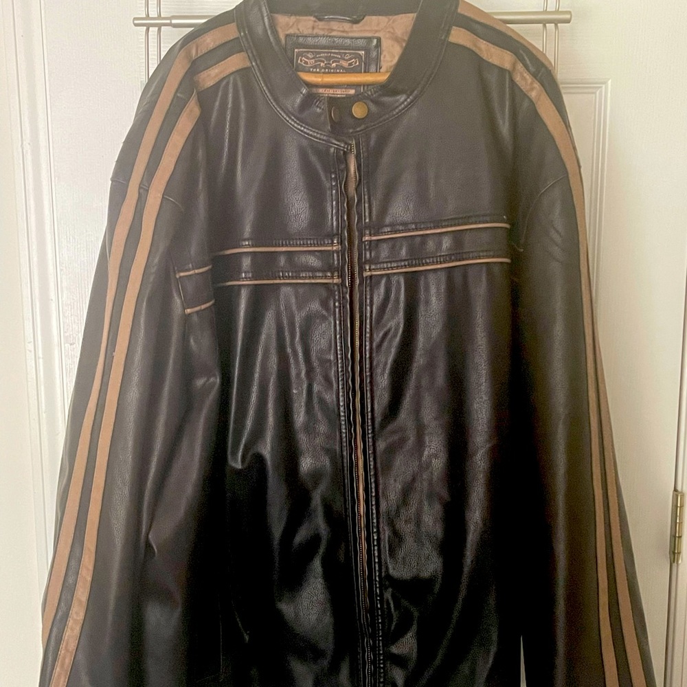 Men’s leather  Moto jacket!